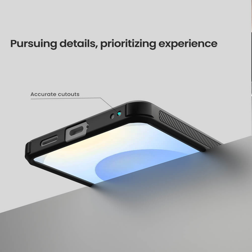 Чехол-крышка NILLKIN для Samsung Galaxy S26 (серия Frosted shield Pro Transparent Black)